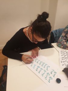 Atelier de Calligraphie a Paris